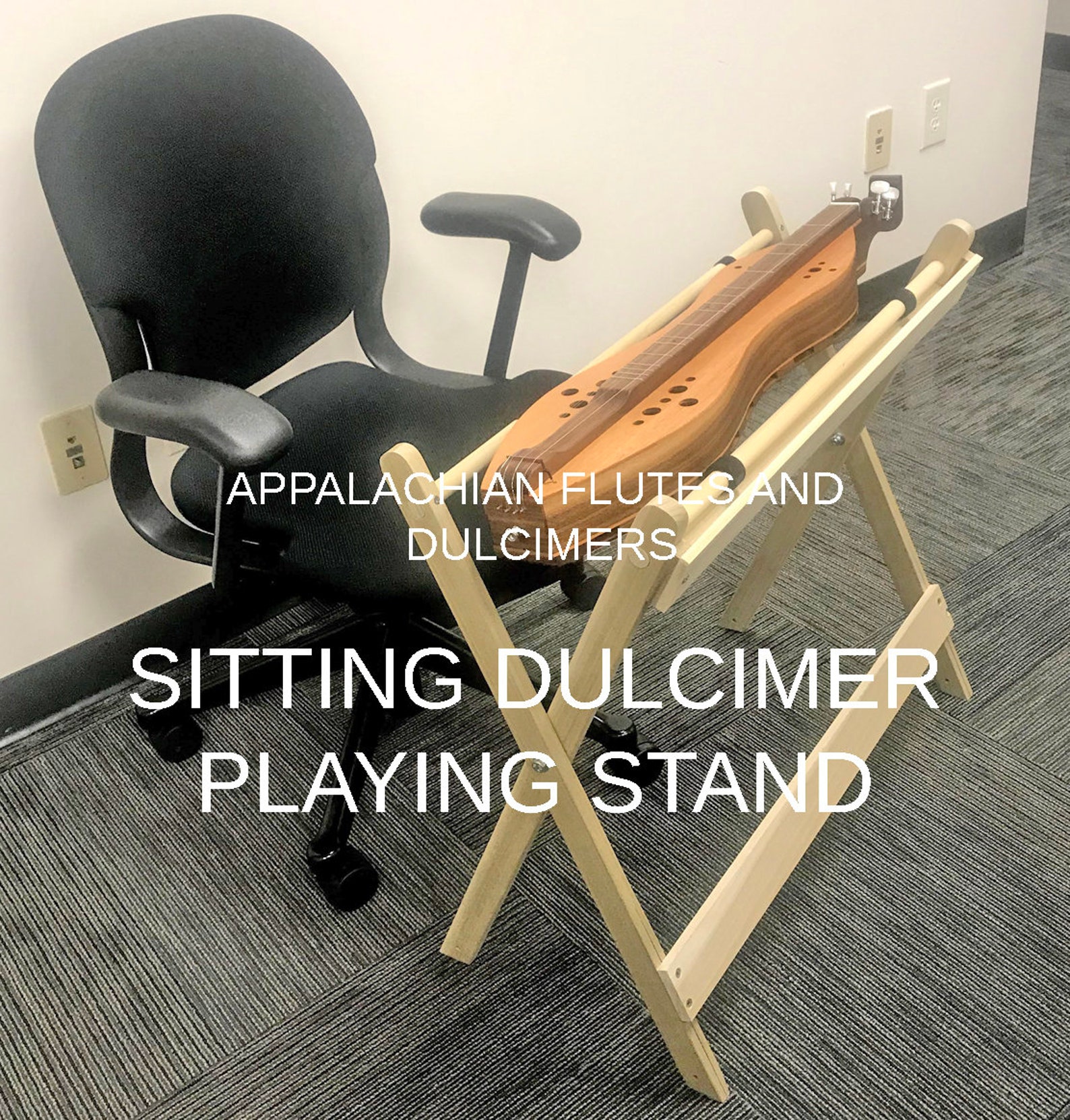Adjustable Sitting Mountain Dulcimer Playing Stand With Etsy