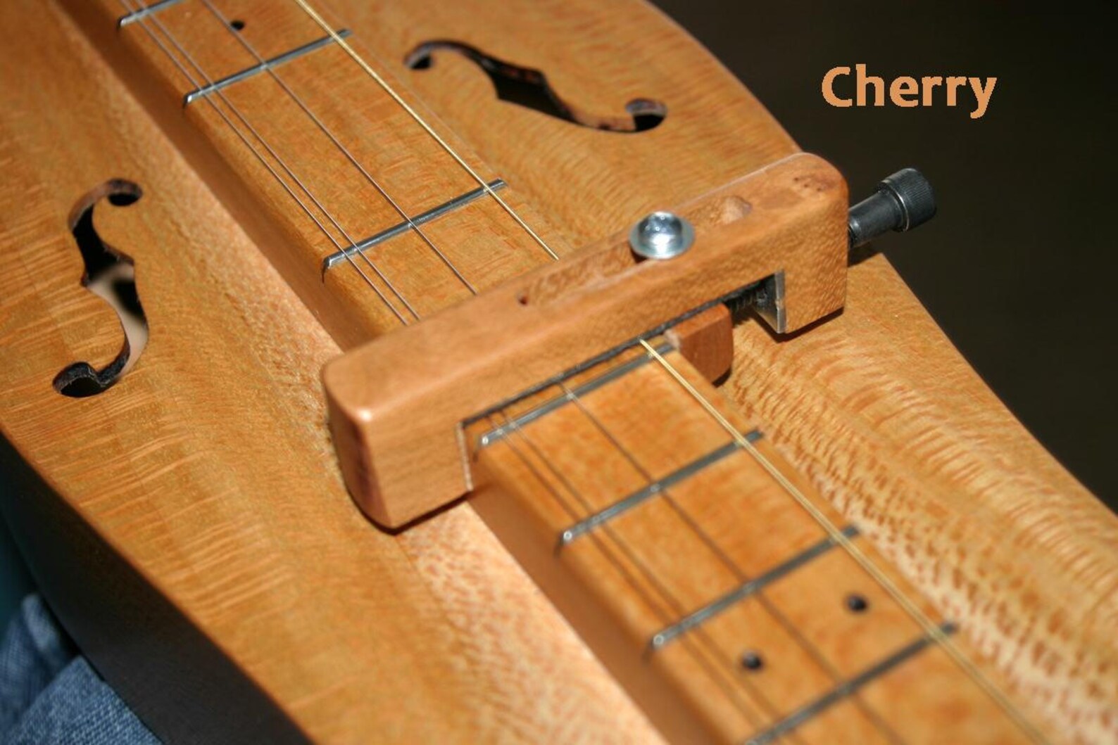 HandMade Mountain Dulcimer CAPO Cherry or Dogwood. Item Etsy