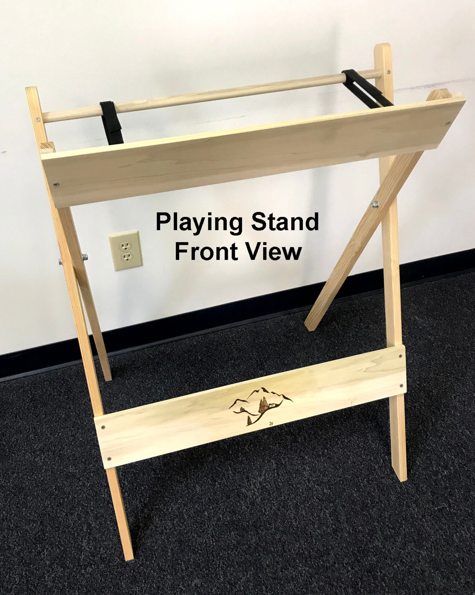 Adjustable Mountain Dulcimer Playing Stand With Optional Etsy