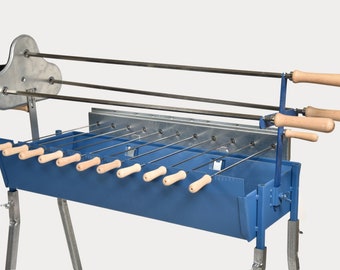 Parrilla de carbón grecochipriota Foukou - Asador motorizado