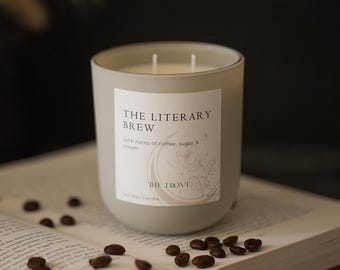 Literary Brew Candle | Book Lover Gift | Unique Gifts for Readers | Romantasy