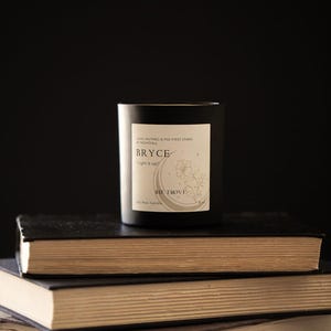 Bryce Quinlan 8oz Candle | OFFICIALLY LICENSED by SJM| Bookish Candle | Scented Soy Candle | Fantasy Candle | Book Lover Gift