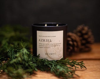 Azriel Candle | ACOTAR | Sarah J. Maas Licensed | Shadowsinger | Bookish Gift | Fantasy Gift Readers