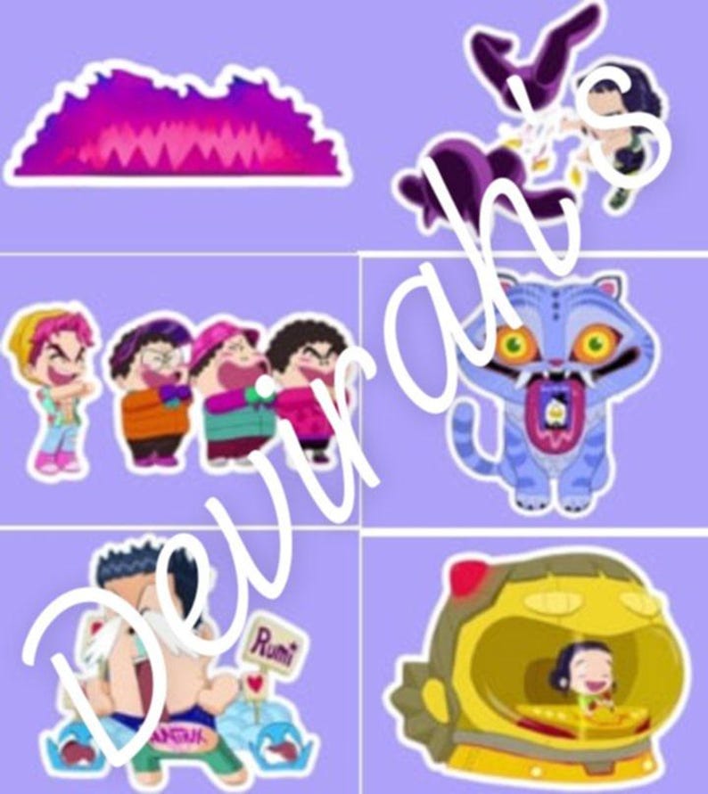Kpop Demon Hunters Printable Stickers 2 - Etsy