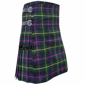 Kilt escocés Farquharson - Kilt Highland de 8 yardas y 16 oz de lana acrílica - Vestido de hombre hecho a mano - Faldas de kilt premium para hombre - Hecho a pedido