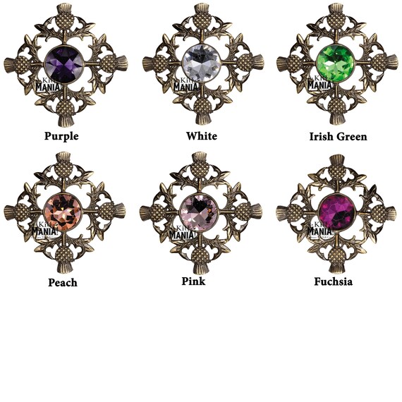 TC CELTIQUE TOURBILLON Broche Kilt Finition Antique 4 "/ Highland