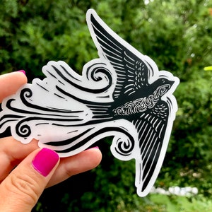 Swallow Golondrina sticker