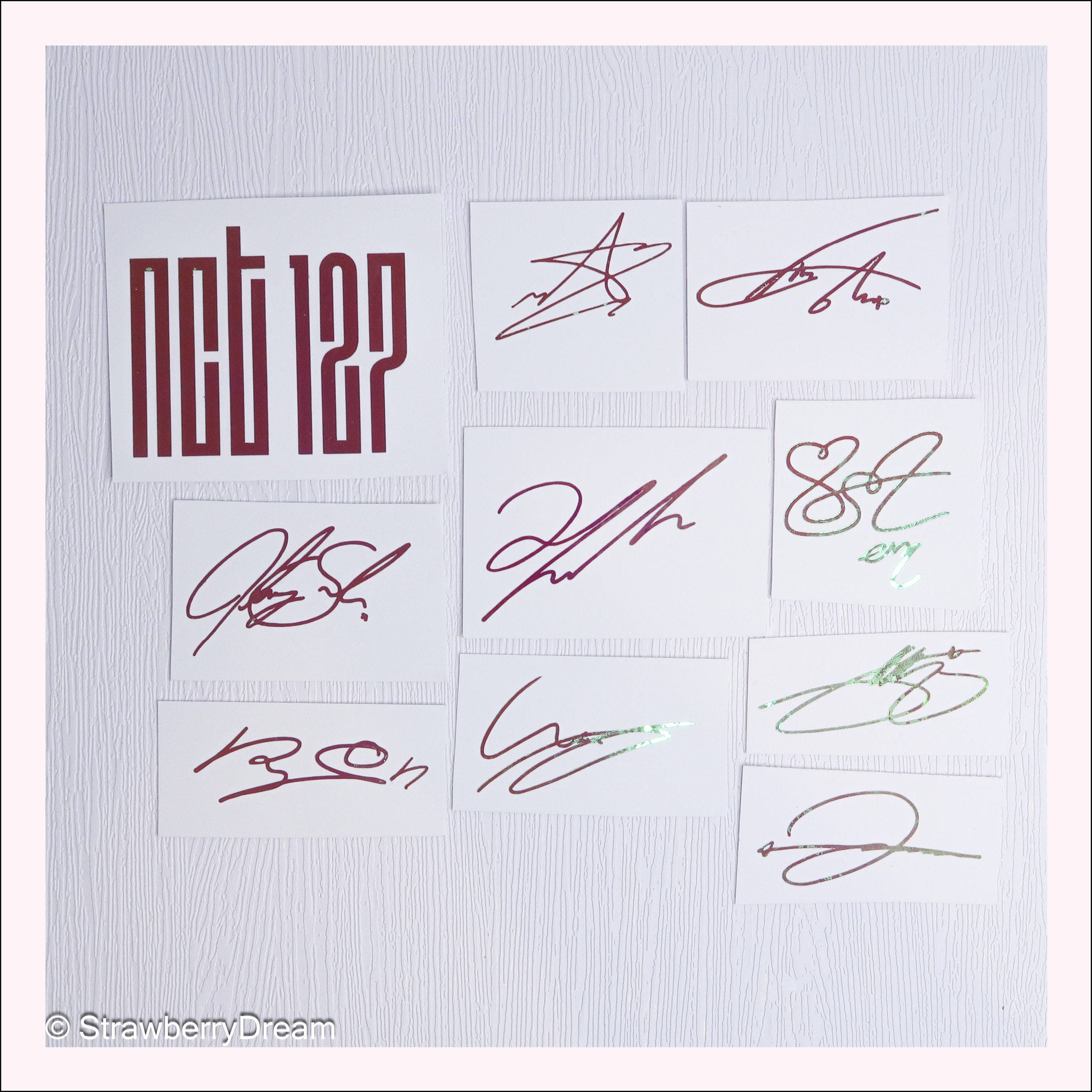 NCT 127 Decals | Logo and Signature | Vinyl Sticker