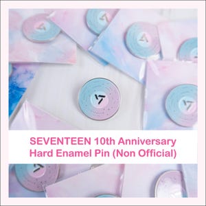 SEVENTEEN 10th Jubiläum Hard Enamel Pin (Nicht offiziell)