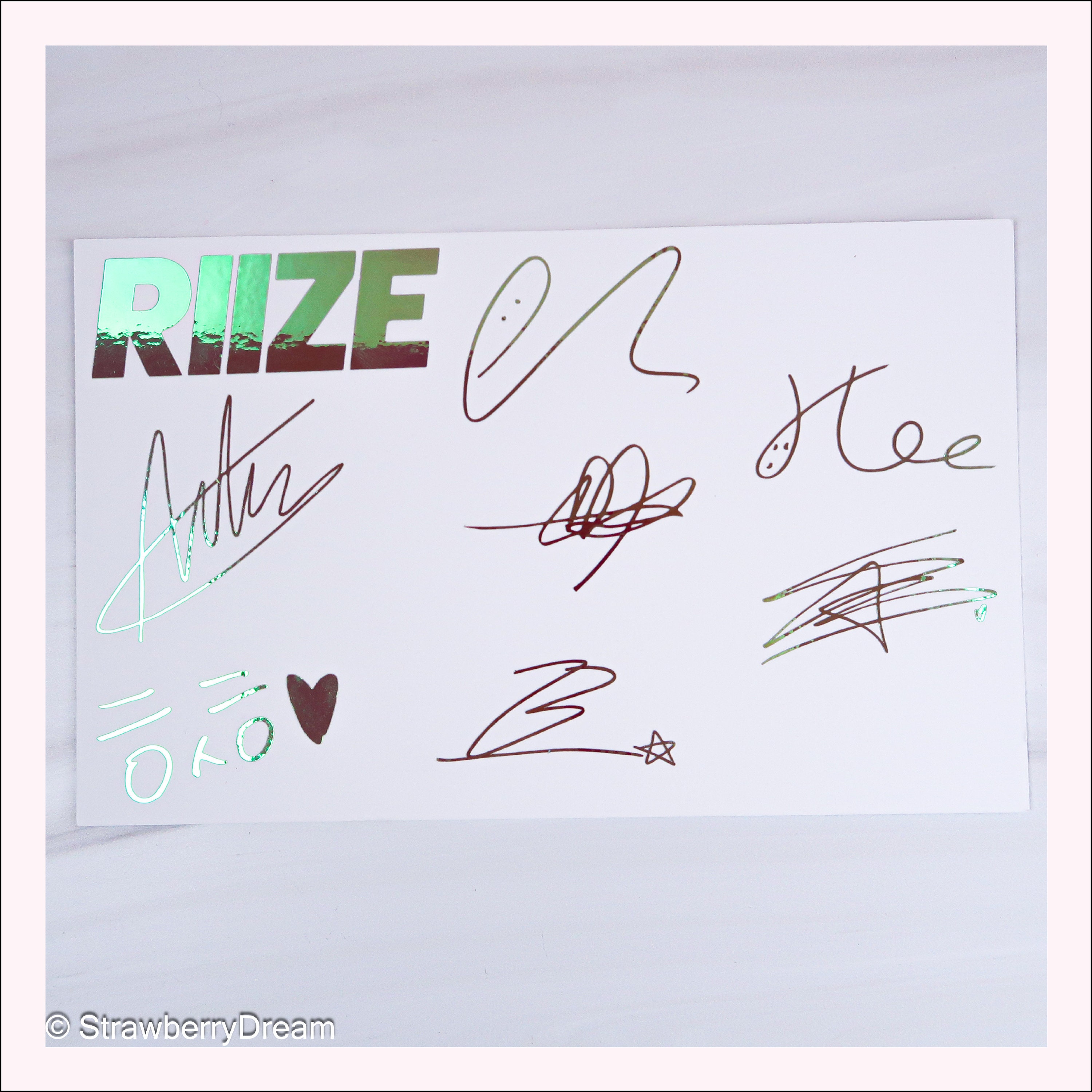 RIIZE Decals | Logo and Signature | Vinyl Stickers | Sungchan