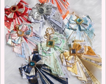 Arco de luz pequeño LIGHT / Decoración de bolso Ita de anime / Decoración Kpop / Amuleto para llavero / Lazo de cinta de concierto / Pajarita