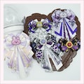 Purple Lightstick Bow | Anime Ita Bag Deco | Kpop Decoration | Concert Ribbon Bow