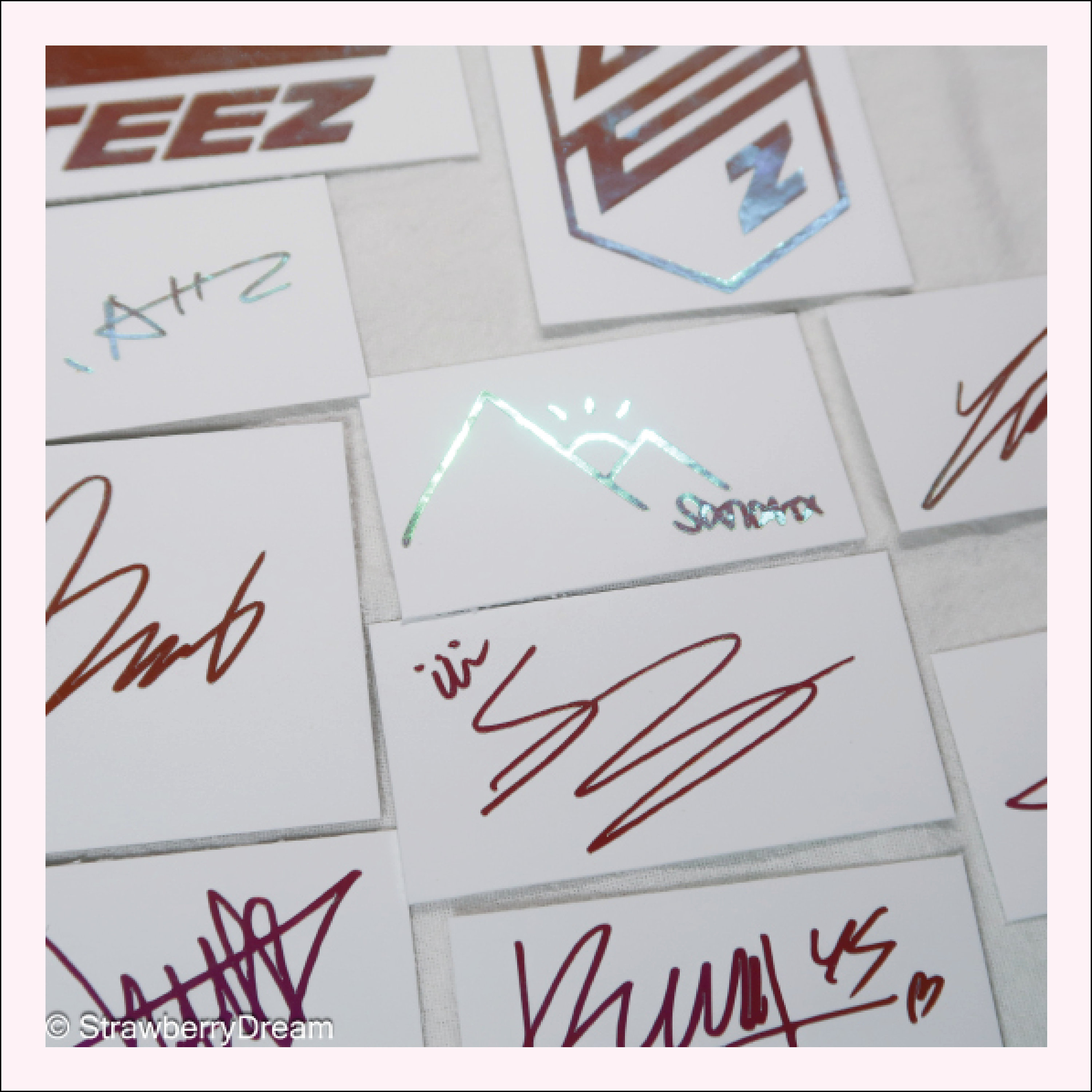 Ateez Decals | Logo and Signature | Vinyl Stickers | Hongjoong