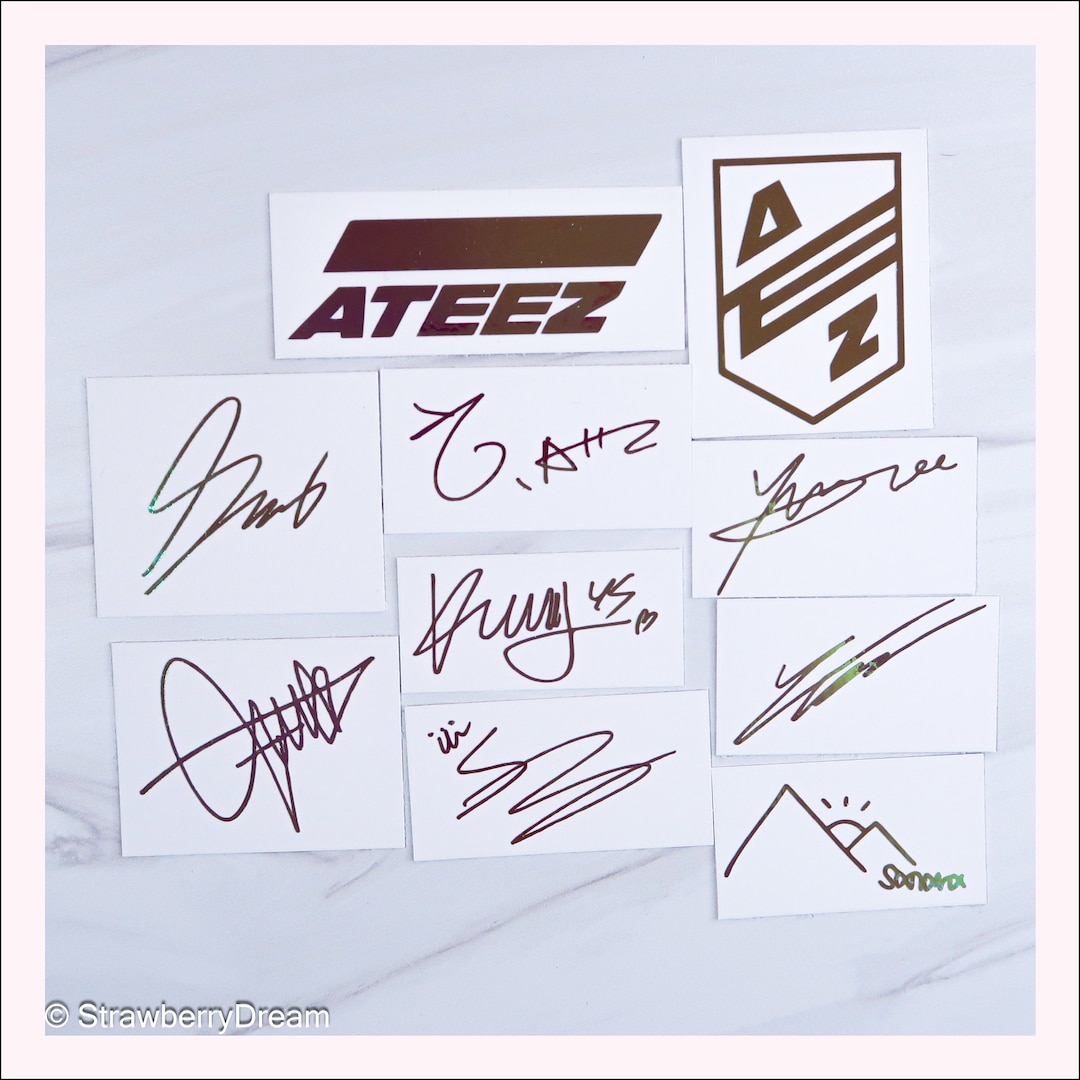 ATEEZ サン 直筆サイン MOVEMENT タワレコ 個別サイン会 リリイベ