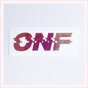 Stickers ONF | Autocollant en vinyle | Hyôjin | E-Tion | Seungjun | Wyatt | Minkyun | U
