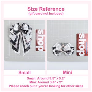 Lazo de luz pequeño / Decoración de bolso Ita de anime / Decoración Kpop / Amuleto para llavero / Lazo de cinta de concierto / Pajarita imagen 6