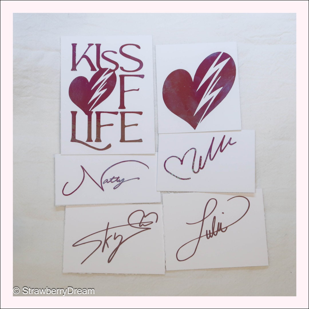 KISS OF LIFE 直筆サイン入りポスター（Droptokyo | FOCUS ON