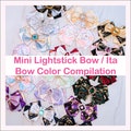 Lightstick Bow Mini | Anime Ita Bag Deco | Kpop Decoration | Keychain Bag Charm| Concert Ribbon Bow | Bow Tie