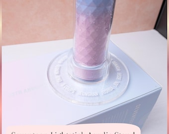 Seventeen Lightstick Stand (Ver. 3 / 10th anniversary), Kpop Lightstick Display Acrylic Base, Lightstick Holder, Caret Gift