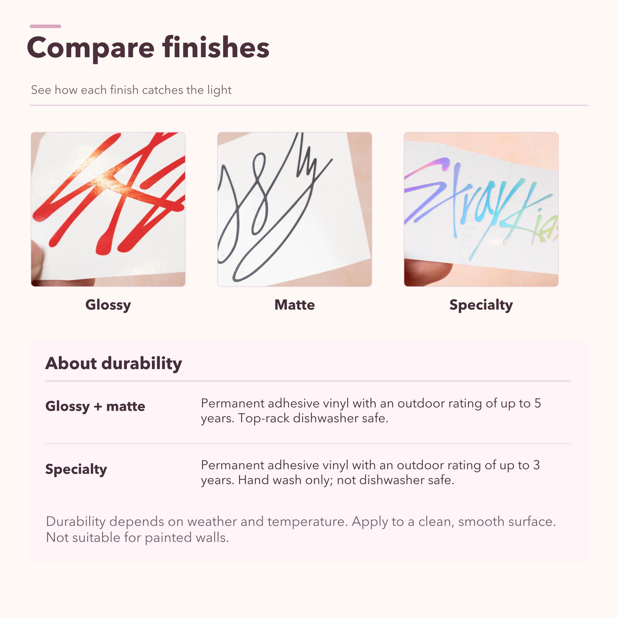 ITZY Vinyl Decals | Logo and Member Signature Stickers | MIDZY
