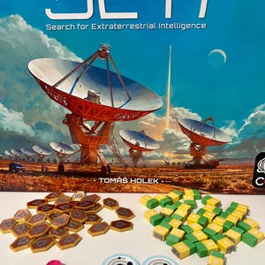 SETI Upgrade pieces / 3D Printed Energy, Credit,  and marker components