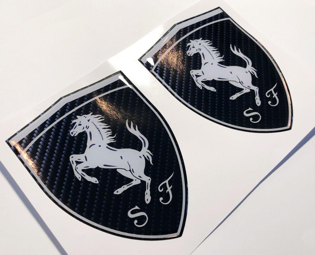 2pcs X Ferra Stickers (98x72 Mm) Domed Decal Badge Accessory - Etsy ...