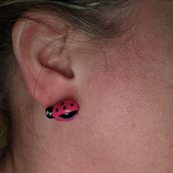 Ladybug Studs