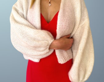 Silk mohair cardigan SANTORINI