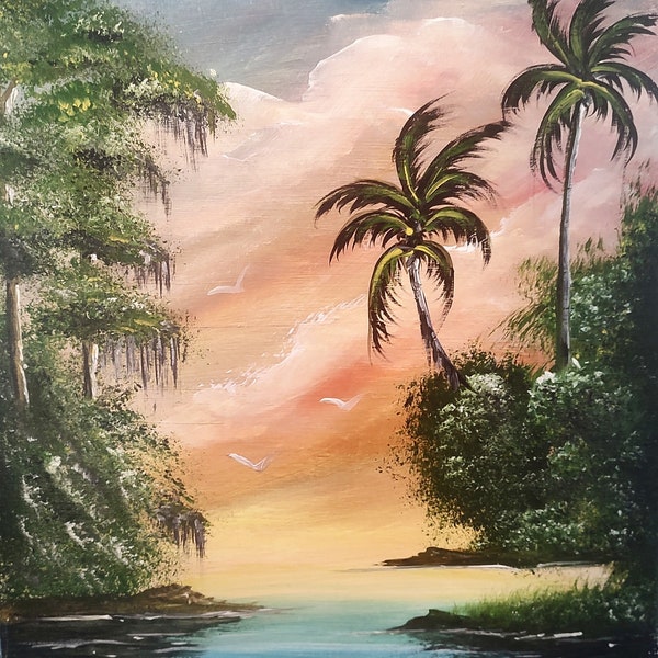 Highwaymen Style Original painting