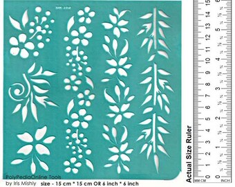 stencil border etsy