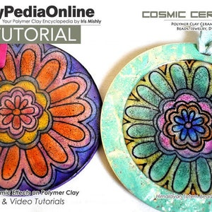 Polymer Clay Tutorial, Fauc Ceramic Polymer Clay, Polymer Clay Jewelry, Polymer Clay Beads, Polymer Clay Ceramics Tutorial, Fimo,Iris Mishly image 10