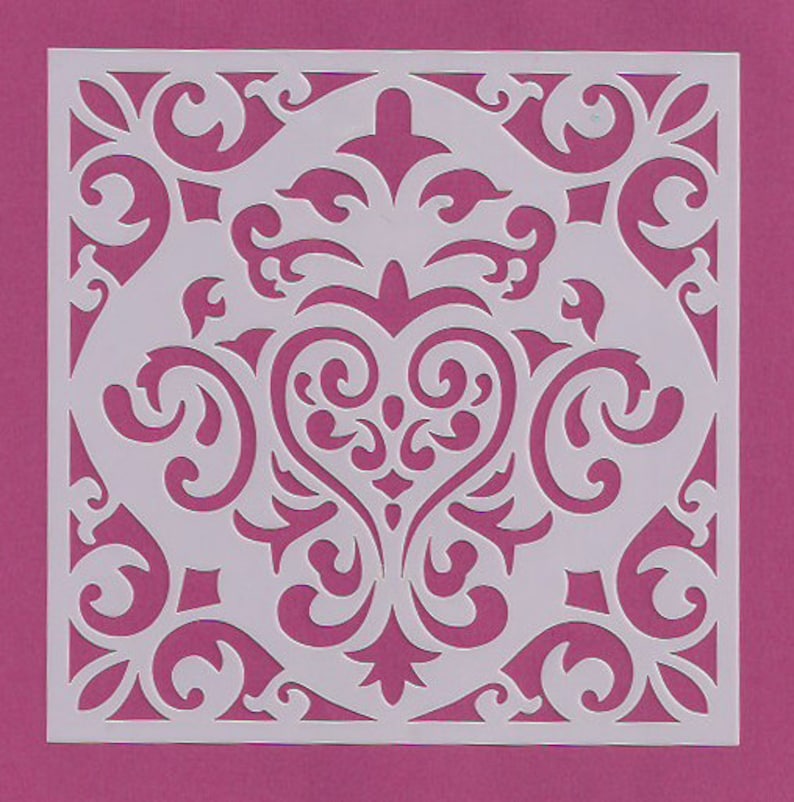 Tile Stencil Spanish Stencil Stencil for Art Stencil for Etsy