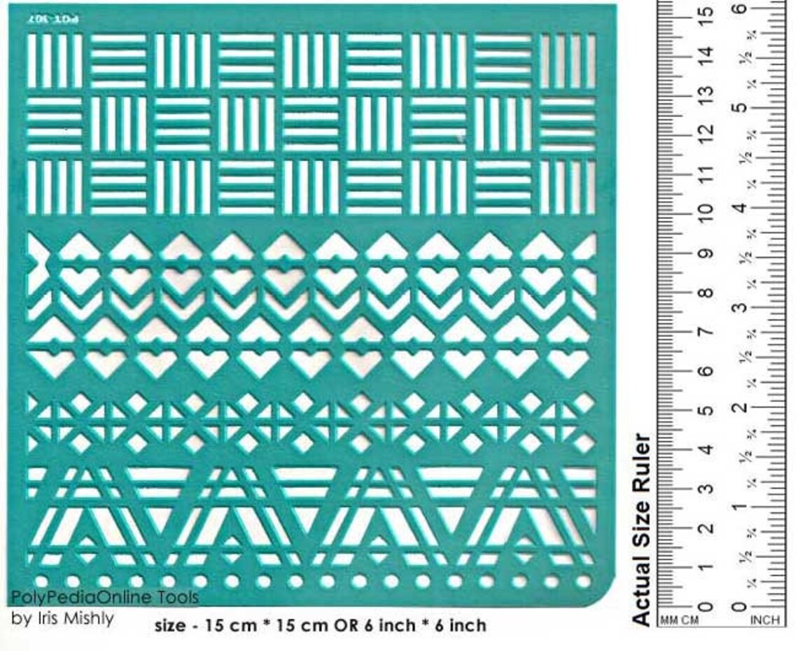 Adhesive Stencil Glass Etching Stencil Stencil for Painting Etsy