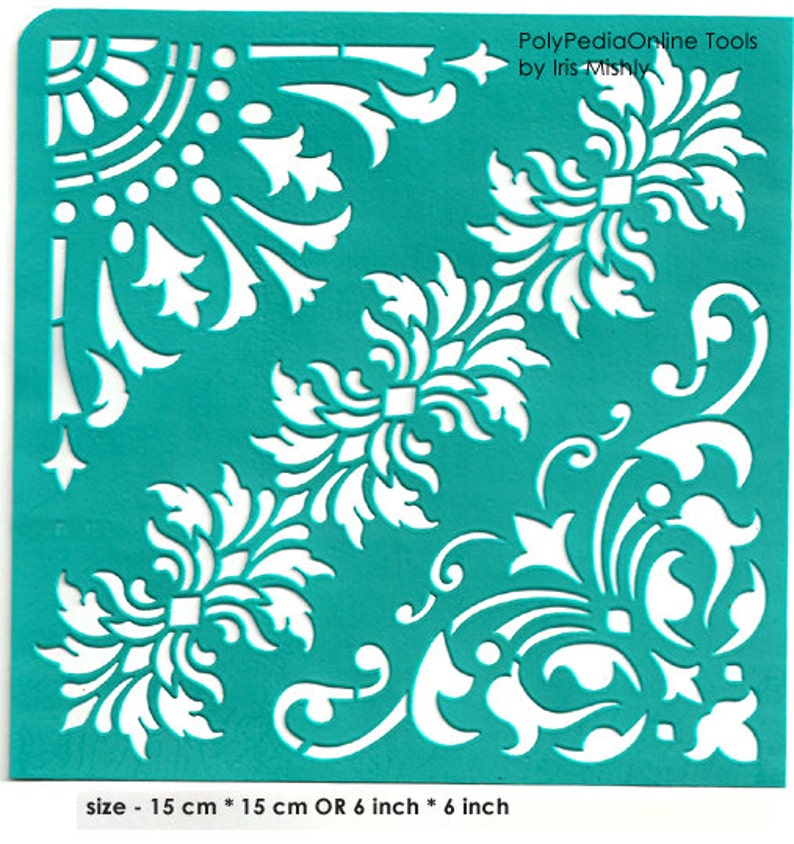 Adhesive Stencil Stencil for Painting Mandala Stencil Etsy