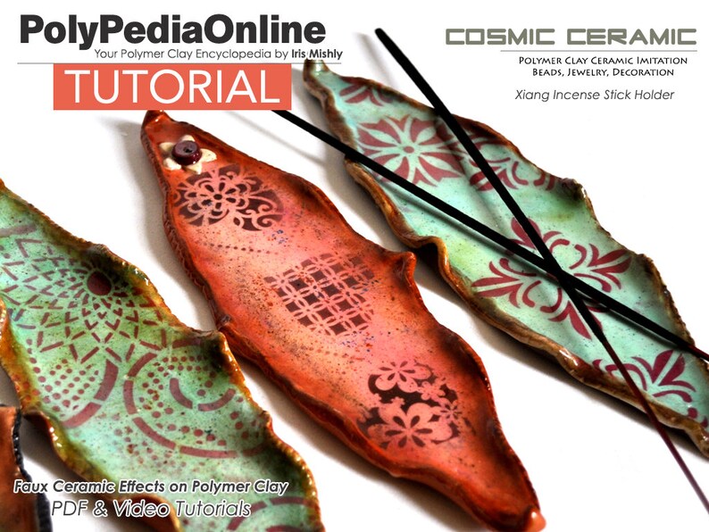 Polymer Clay Tutorial Incense Burner Polymer Home Decor Etsy