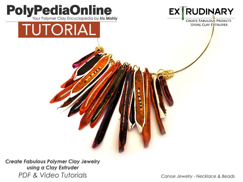 Necklace Tutorial Fimo Video SALE Polymer Clay Tutorial Earring Tutorial Polymer Clay Beads PDF Tutorial DIY Beads Jewelry Tutorial