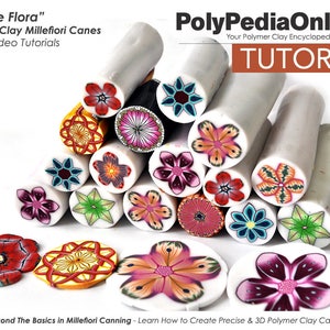 Polymer Clay Tutorial, Millefiori Canes, Polymer Clay Millefiori, Flower Millefiori Cane, Advanced Millefiori Tutorial, Fimo Millefiori Cane image 9