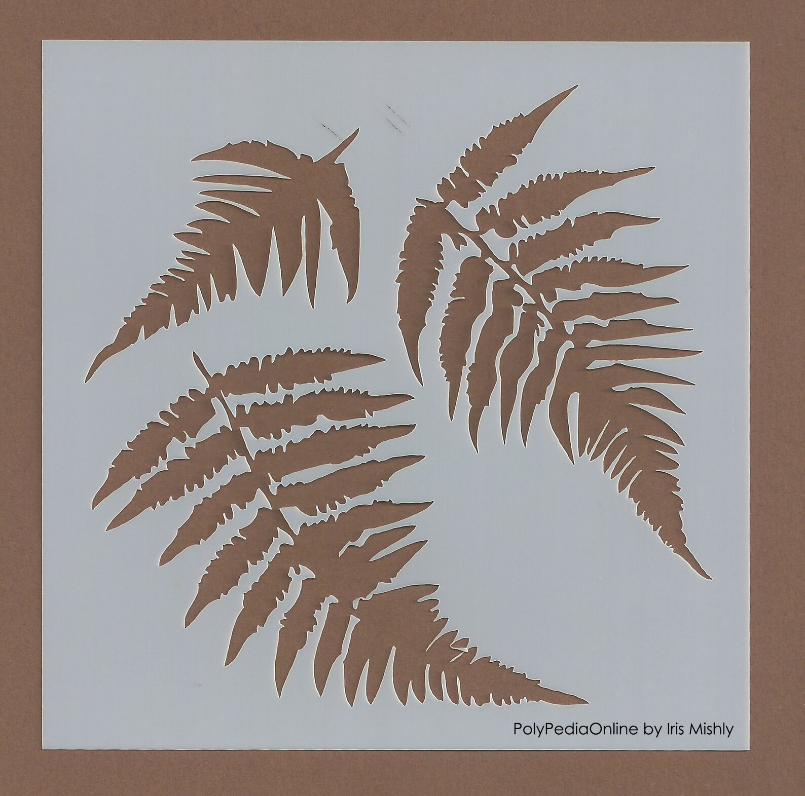 Stencil for Painting Leaves Stencil Fern Stencil Stencil Etsy