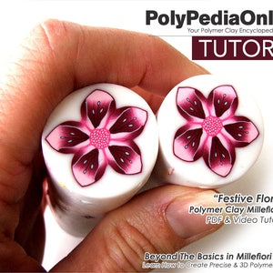 Polymer Clay Tutorial, Millefiori Canes, Polymer Clay Millefiori, Flower Millefiori Cane, Advanced Millefiori Tutorial, Fimo Millefiori Cane image 7