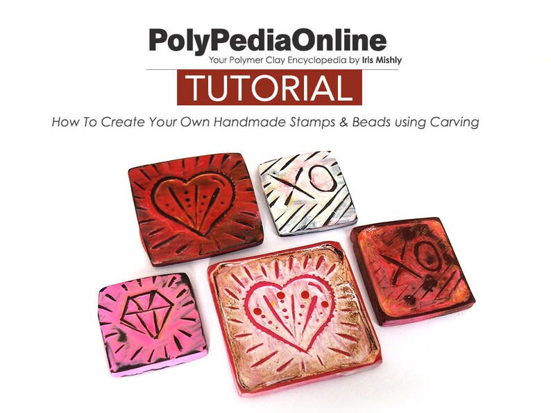 Polymer Clay Tutorial DIY Stamps Polymer Clay Beads Etsy