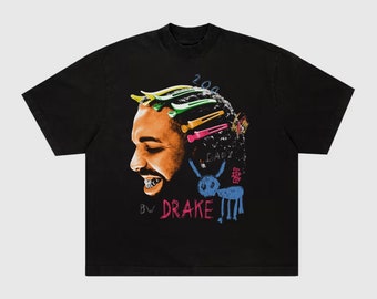 DRAKE PNG / Rap Tee Concert Merch para todos los perros / Impresión gráfica rara de hip hop 300 DPI