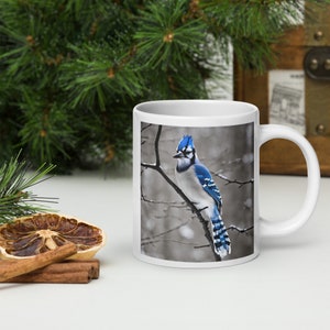 Blauhäher Keramikbecher