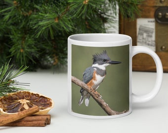 Mug en céramique Martin-pêcheur
