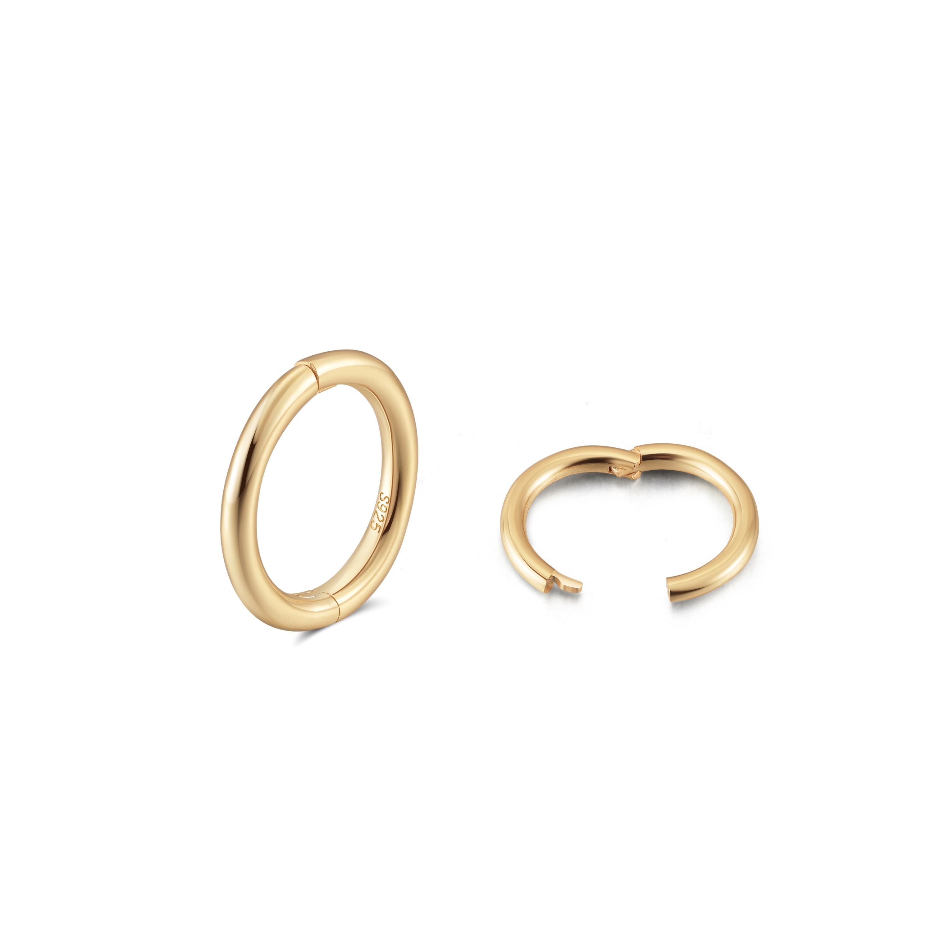 Orecchini 14 Mm Clips In Argento 925 – Linea Italia Gioielli - Foto 4