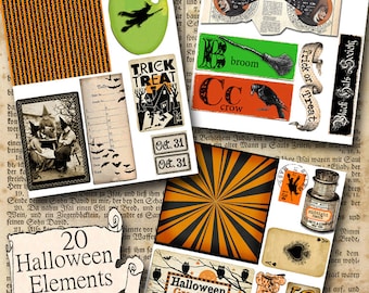 Halloween Instant download kit