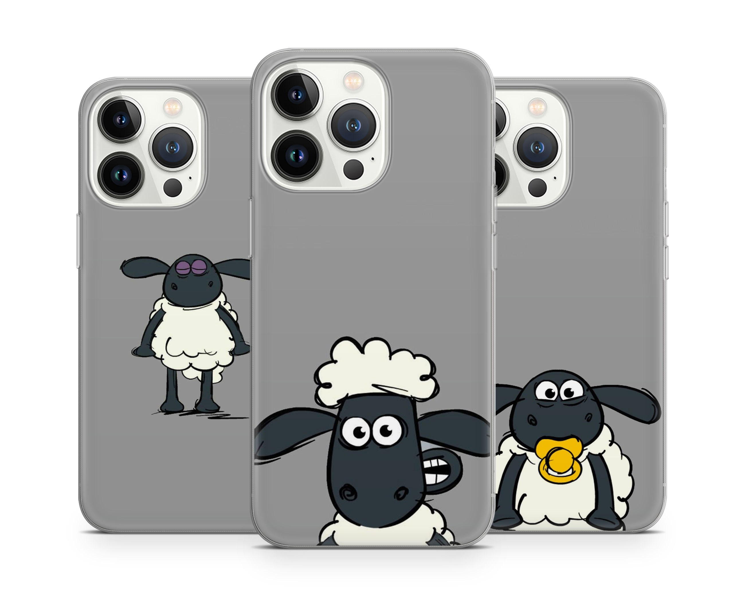 Sheep Case Cute Sheep Cartoon Phone Case, Designer TPU Gel Cover - Etsy