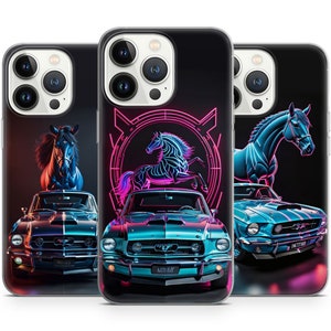 American Classic Style Collection Car Phone Cases For Iphone 15 14 13 12 Pro Max, Fits Samsung 24 23 22 Plus, fits Google Pixel  8 7 6
