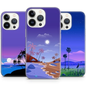 Aesthetic Nature Illustration Phone Cases for Iphone 15 14 13 12 Pro Max, Fits Samsung 24 23 22 Plus, Fits Google Pixel 8 7 6
