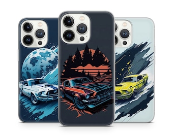 American Horse Style in einem galaktischen Auto Phone Cases für Iphone 15 14 13 12 Pro Max, passend für Samsung 24 23 22 Plus, passend für Google Pixel 8 7 6