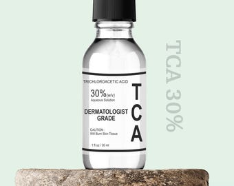 T C A 30% Skin Peel Solution | Small Batch Chemical Exfoliant (30ml Dropper Bottle)